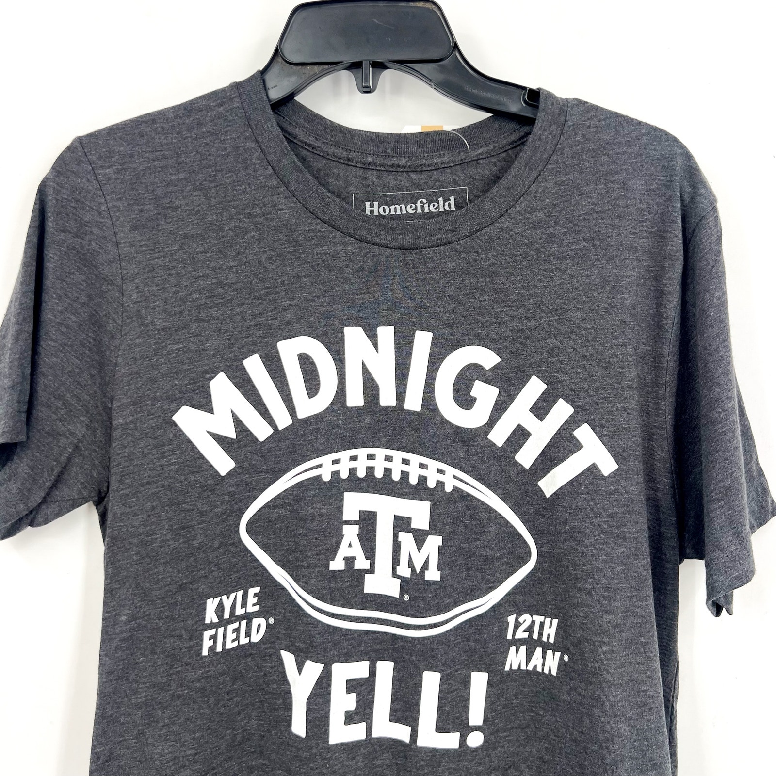Homefield Men Midnight Yell Texas A&M T-Shirt Xxl Dark Grey Short Sleeve Nwt — image 3 of 8
